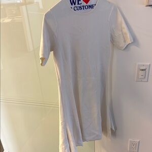 Opening Ceremony Asymmetrical Dress in Cream